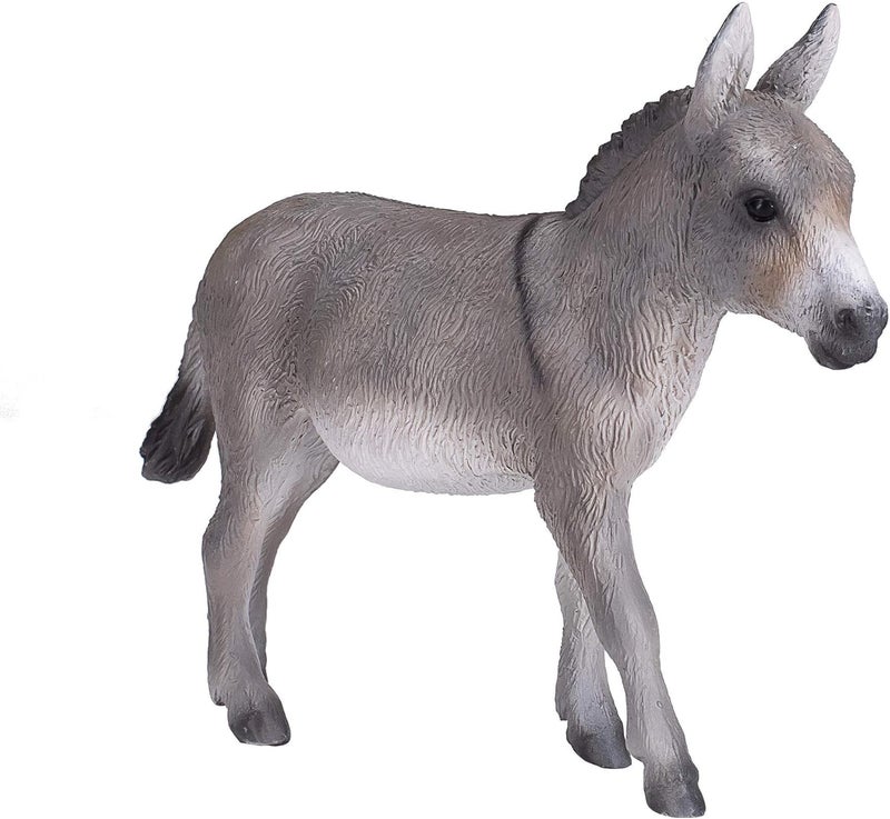 MOJO Donkey Realistic Farm Animal Hand Painted Toy Figurine (387397) - Image 2